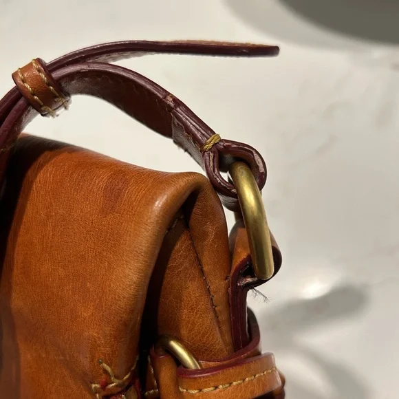 Dooney & Bourke Tan Leather Crossbody Bag - Picture 9 of 10